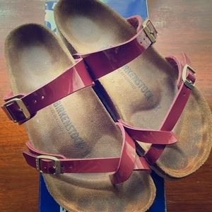 Birkenstock Mayari Patent Bordeux 38/7